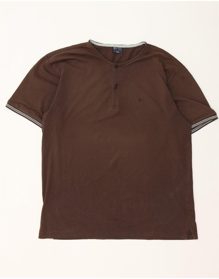 Tricou pentru bărbați Champion Top 2XL Maro cu dungi
