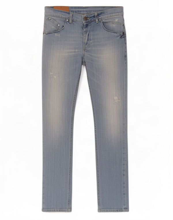 Dondup Blugi slim pentru femei Distressed W30 L33 Bumbac albastru