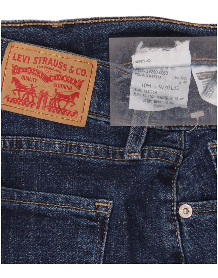 Blugi drepti pentru femei LEVI'S Classic Fit W30 L27 Bleumarin