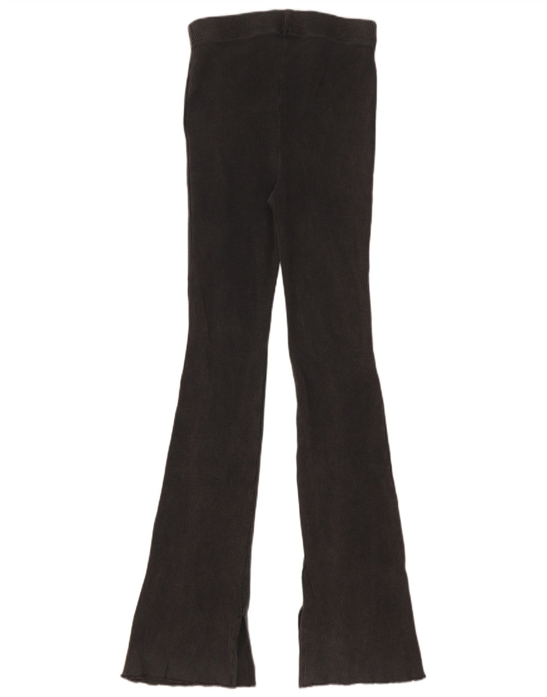 Leggings Flare pentru femei Zara UK 8, bumbac gri mic