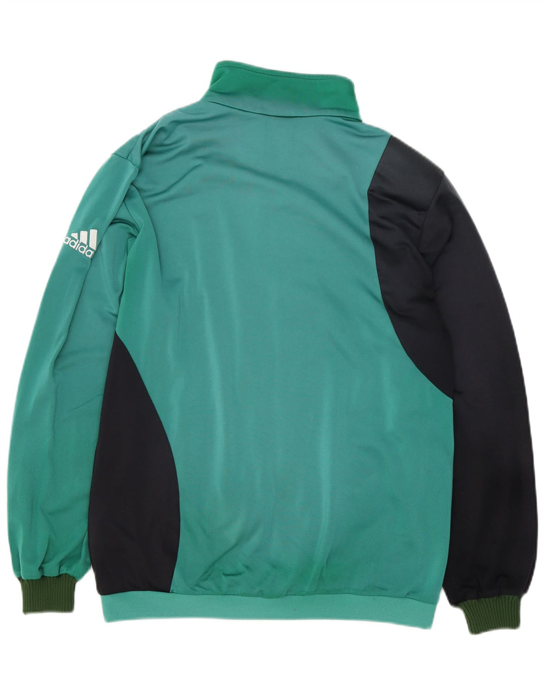 Jachetă de trening pentru bărbați Adidas UK 40/42 Medium Green Colorblock