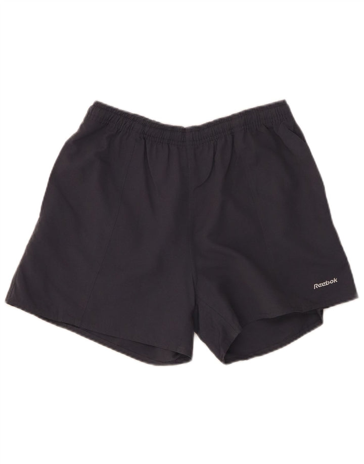 Pantaloni scurti sport REEBOK pentru femei UK 8 Small Gri Poliester