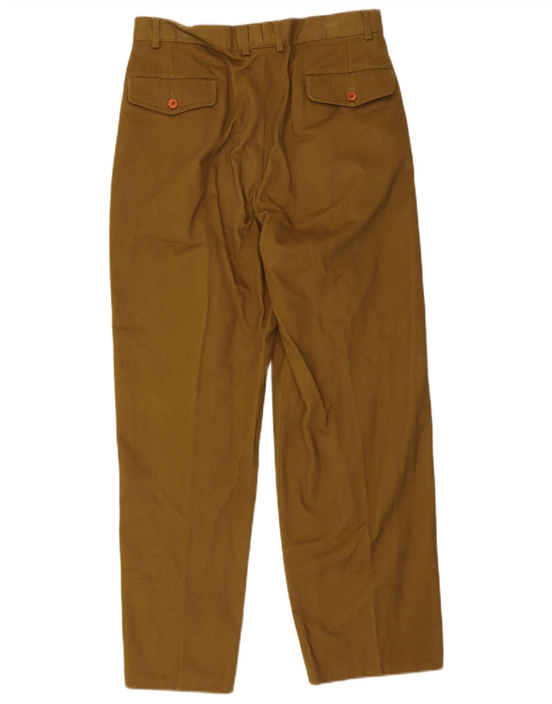Pantaloni de costum pentru bărbați Solleone IT 48 Medium L32 L30 Kaki Bumbac