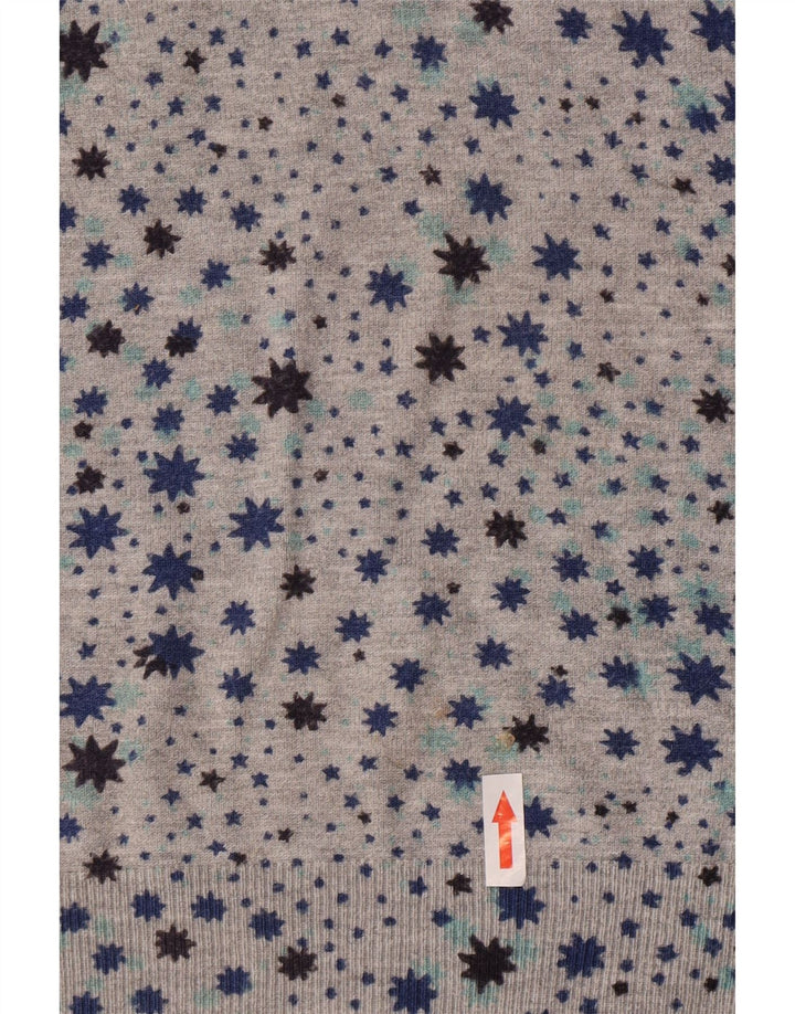 Pulover pentru femei Marks & Spencer cu decolteu triplu UK 12, gri mediu