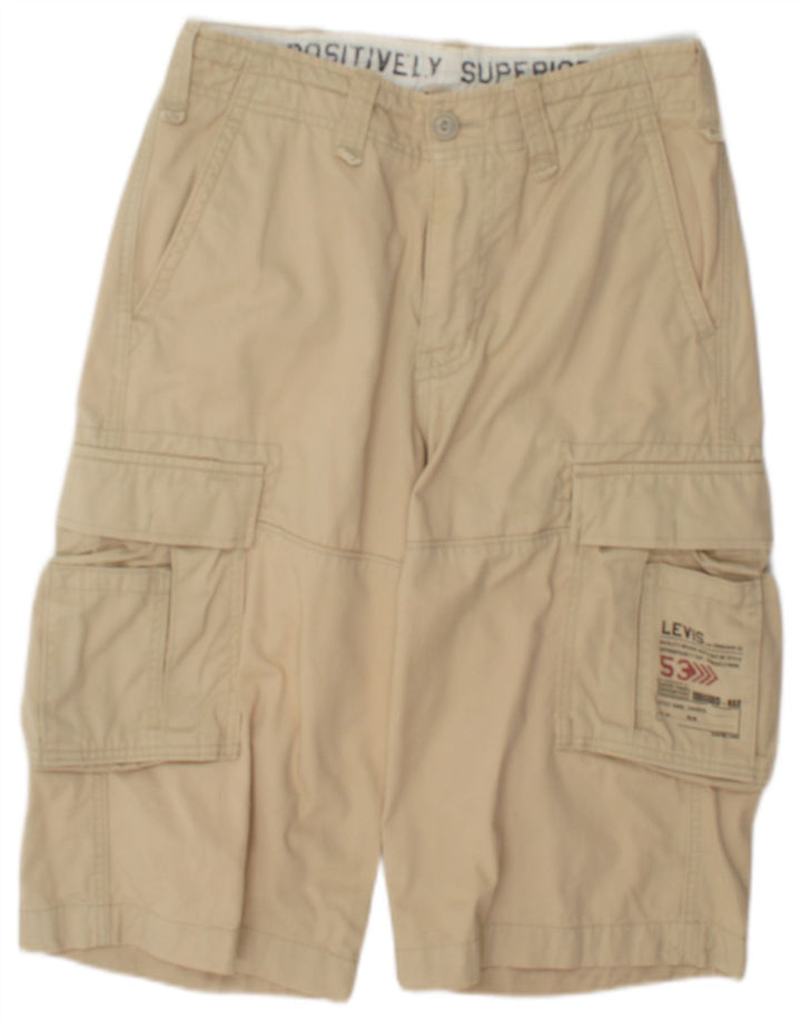 Pantaloni scurți cargo pentru bărbați Levi's W29 Small Beige Bumbac
