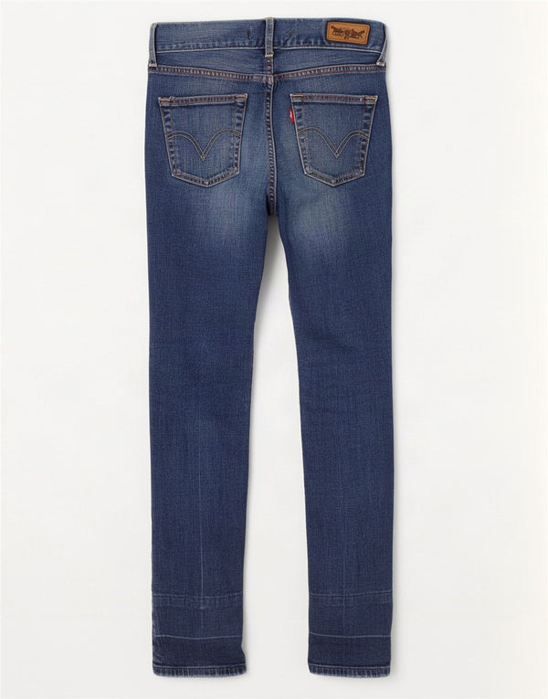 Blugi drepti subțiri Patty Anne Levi's pentru femei L28 L31 Bumbac albastru