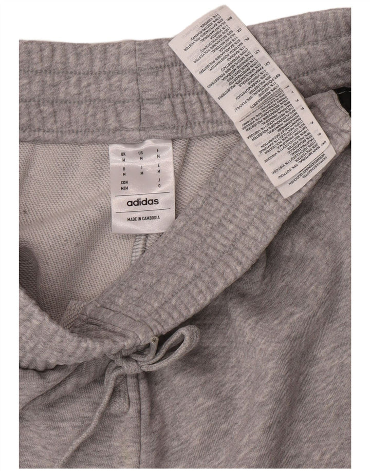 Pantaloni de trening Adidas pentru bărbați Joggeri din bumbac gri mediu