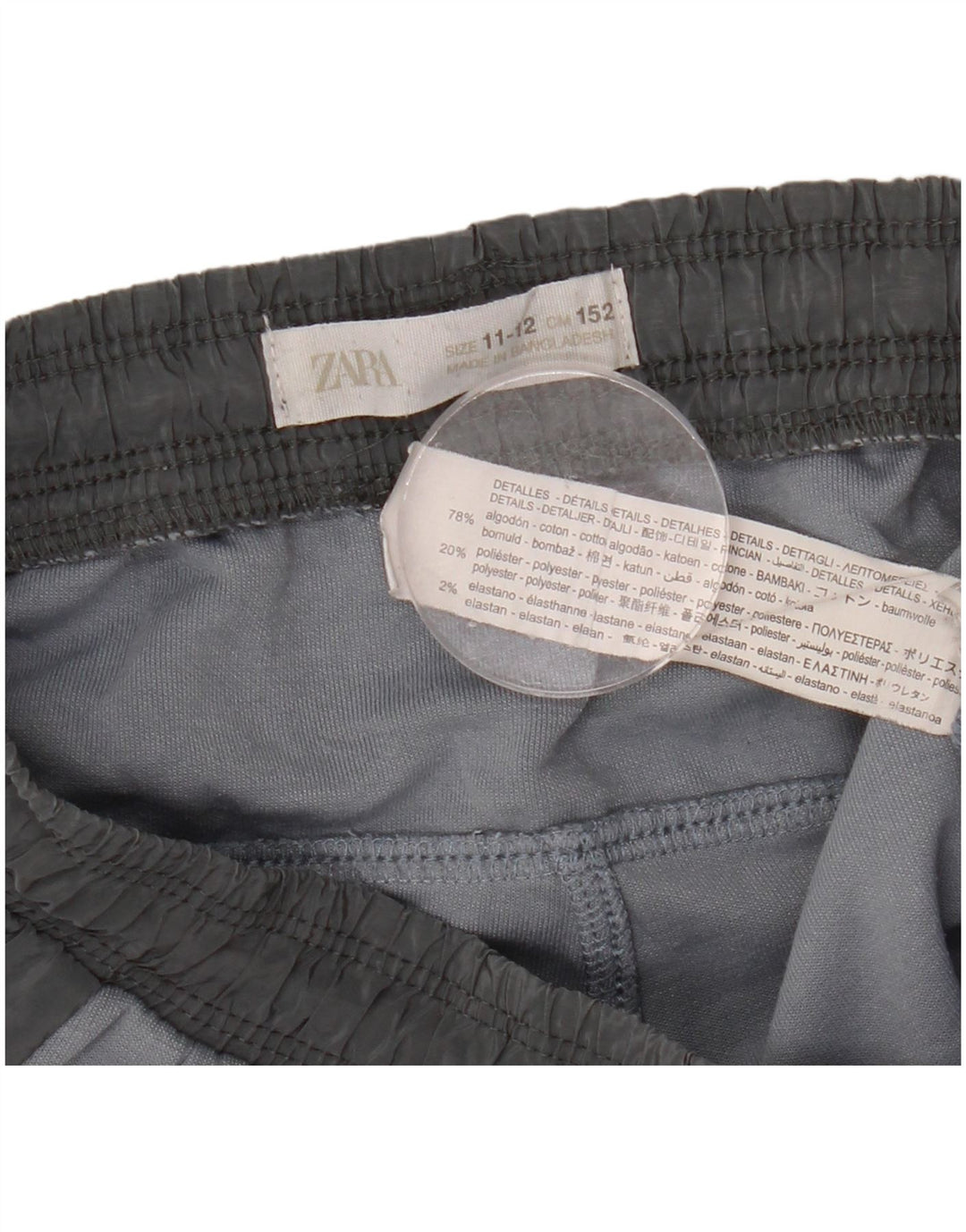 Pantaloni de trening cargo ZARA pentru băieți Pantaloni de jogging 11-12 ani, albastru, bloc de culoare
