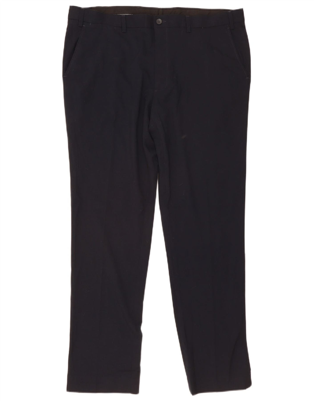 Pantaloni chino subțiri pentru bărbați Marks & Spencer L40 L33 Poliester bleumarin