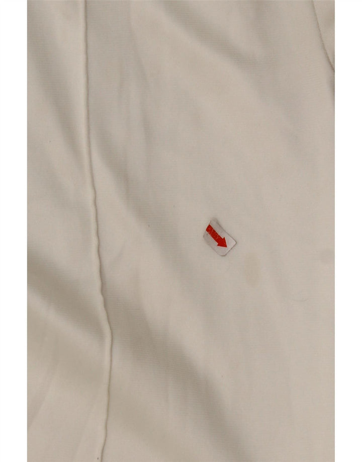 Pantaloni de trening ADIDAS pentru bărbați, poliester alb mediu