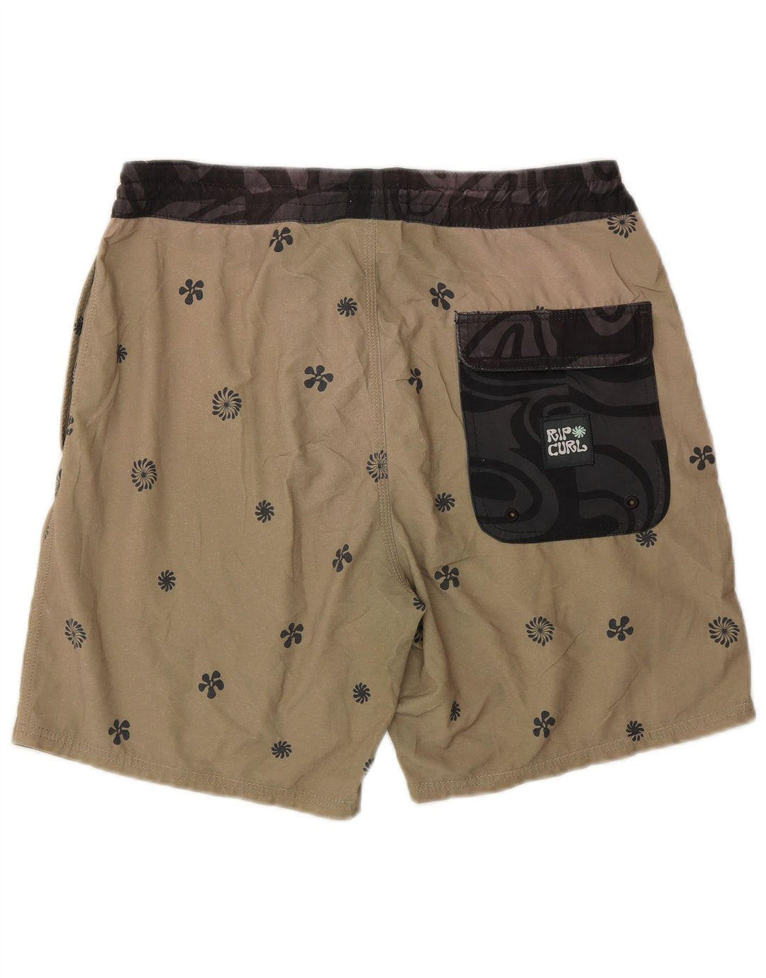 Pantaloni scurți de înot Rip Curl pentru bărbați XS poliester floral, bej