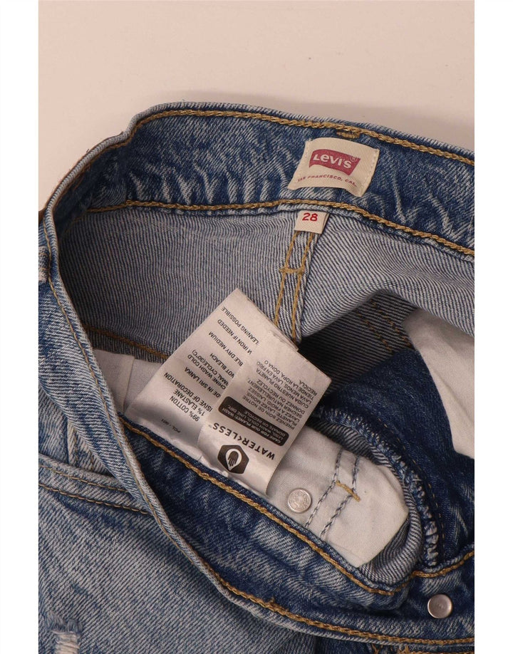Blugi evazați distressed pentru femei Levi's W28 L29 Bumbac albastru