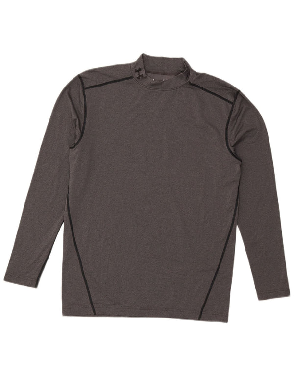 Under Armour Cold Gear Graphic Top cu mânecă lungă pentru bărbați, XL, gri