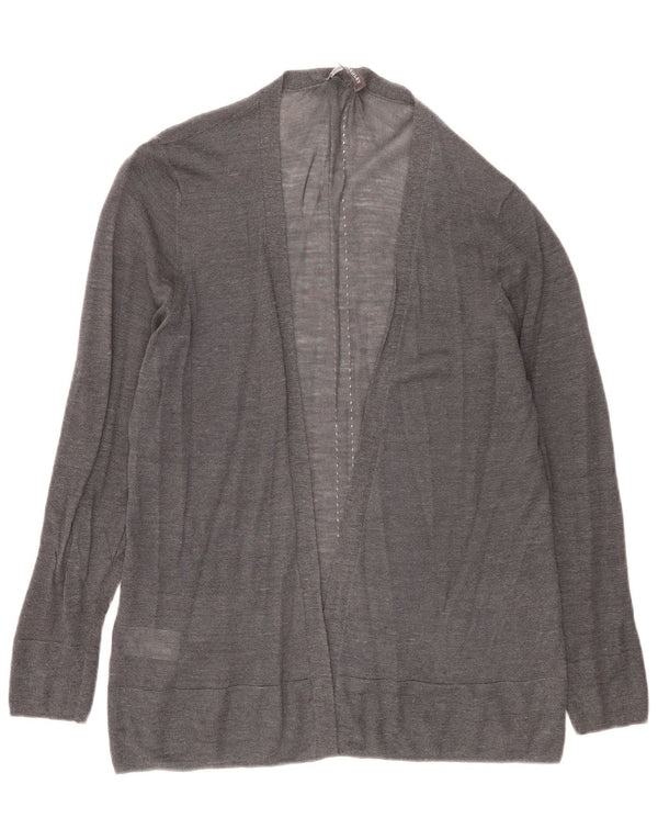 Pulover cardigan deschis pentru femei Laura Ashley UK 16 mare, gri ramie