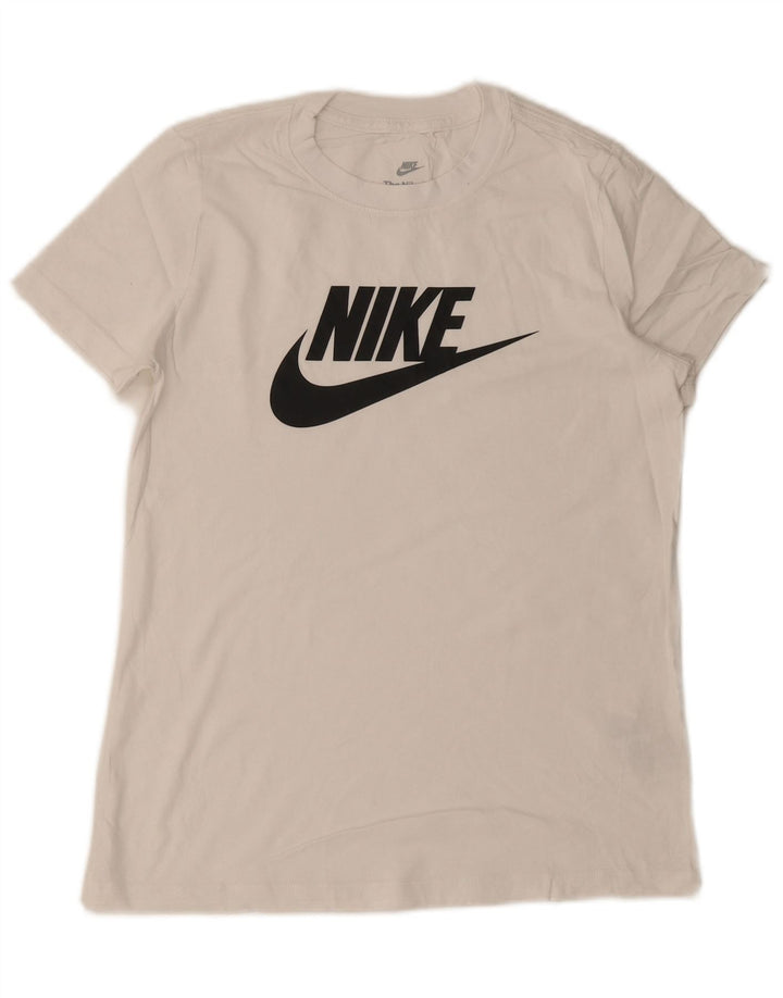 Tricou grafic pentru bărbați NIKE Top mic, alb, bumbac