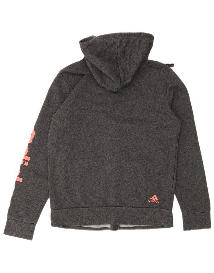 Pulover Adidas Graphic Zip Hoodie pentru bărbați, gri mic