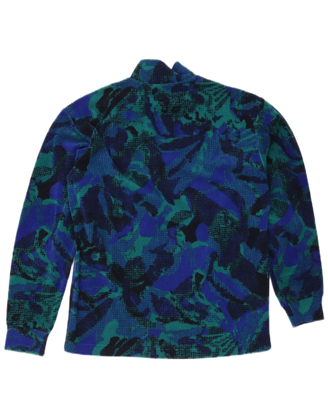 Pulover Fila Bărbați Abstract Pattern Fleece IT 48 Medium Blue Colorblock