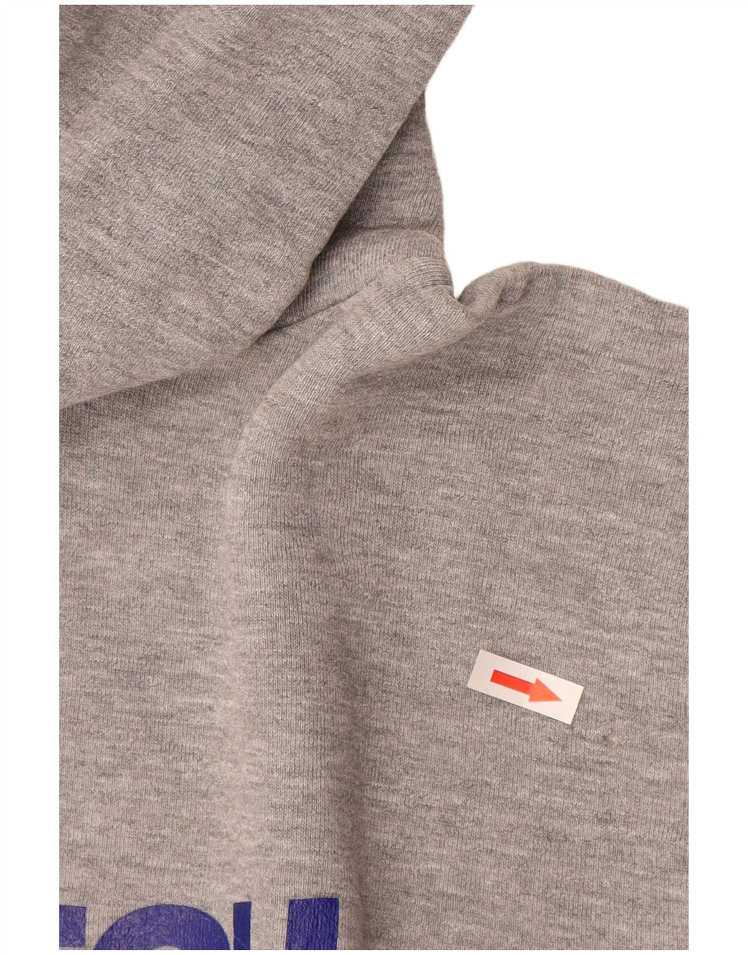 RUSSELL ATHLETIC Pulover cu capota cu grafic Hutch pentru băieți 13-14 ani, gri mediu