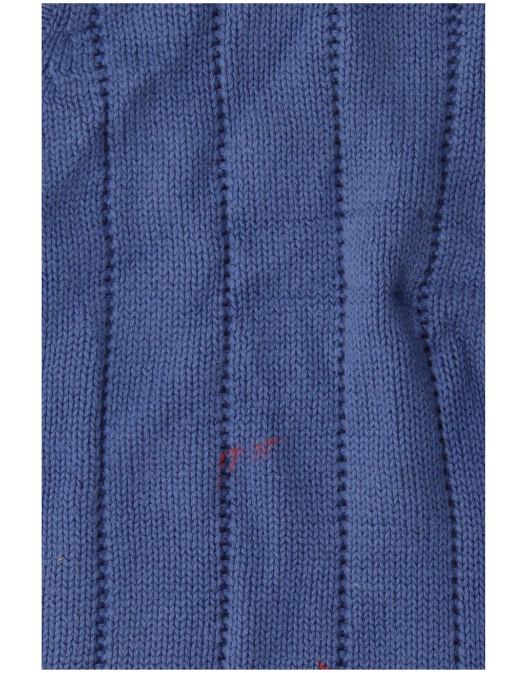 Izod Womens Vest Tank Top UK 16 Large Blue Argyle/Diamond Bumbac