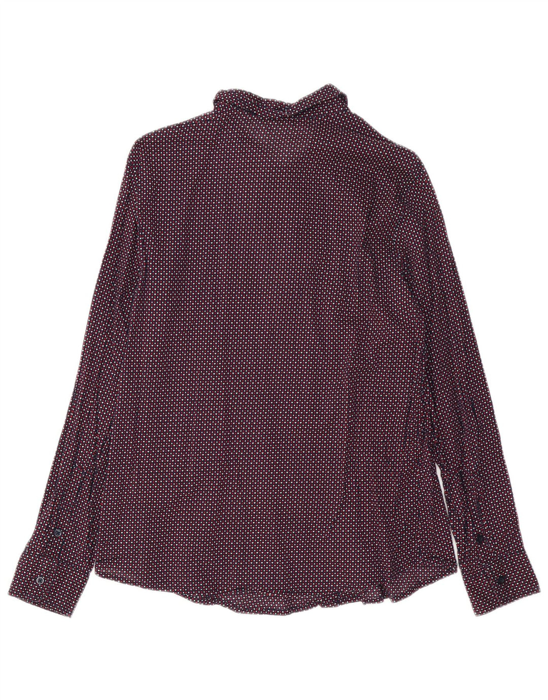 Cămașă pentru femei cu model abstract BENETTON UK 14, bumbac mediu multicolor