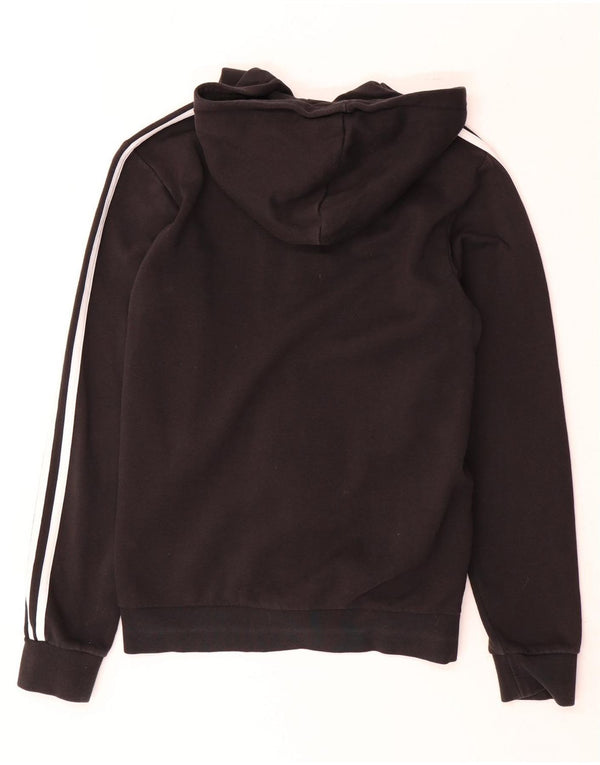Pulover Adidas pentru bărbați, cu fermoar, bumbac, negru
