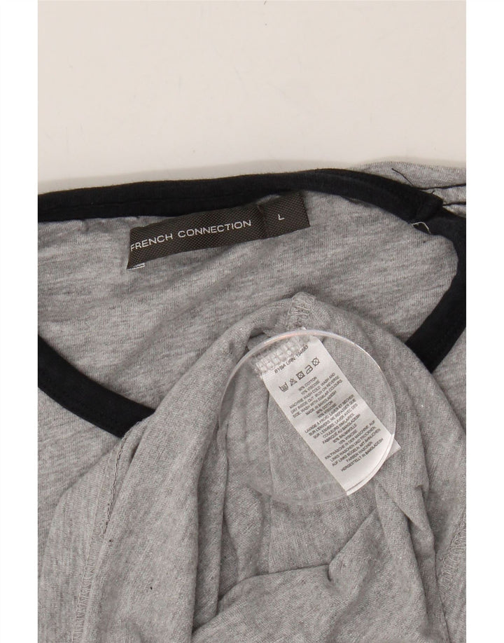 FRENCH CONNECTION Mens T-Shirt Top Large Grey Cotton Vintage French Connection and Second-Hand French Connection from Messina Hembry 
