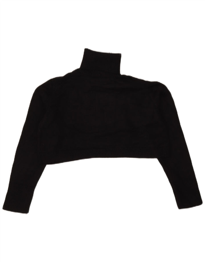Pulover oversize cu gât țestoasă pentru femei Zara UK 10 Mic Negru