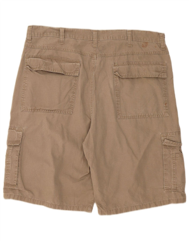 Pantaloni scurți cargo Wrangler pentru bărbați W36, bumbac mare kaki