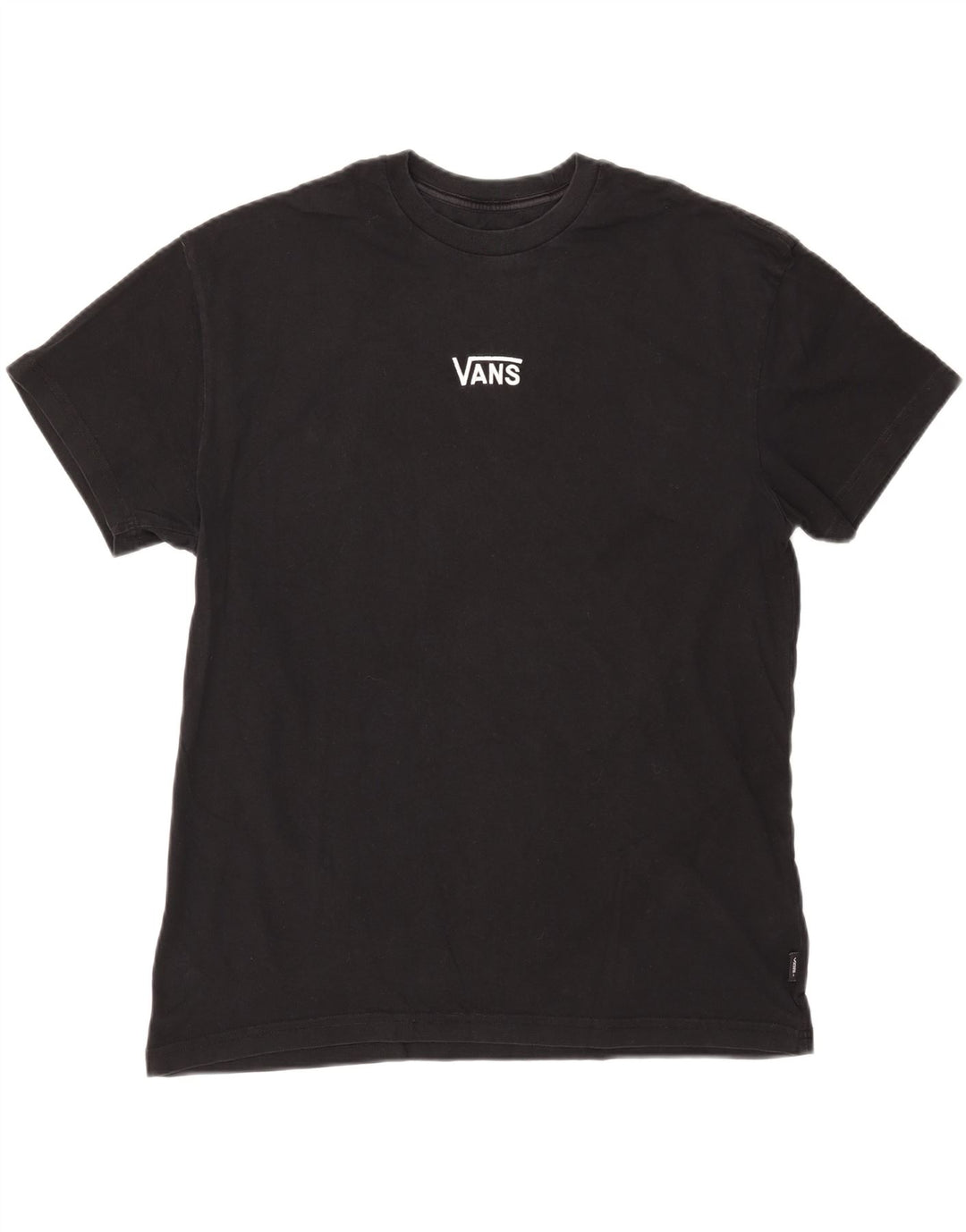 VANS Tricou Bărbați Top Mediu Negru Bumbac