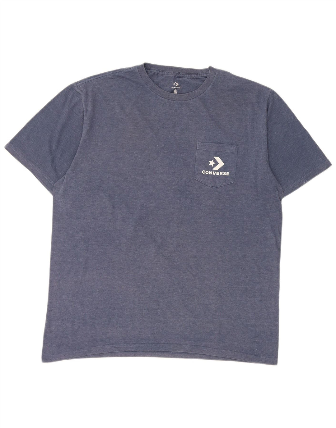 Tricou Converse pentru bărbați Top mare din bumbac albastru