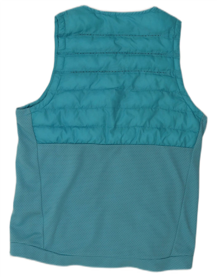 Gilet de golf căptușit pentru bărbați Nike UK 38, poliester albastru mediu