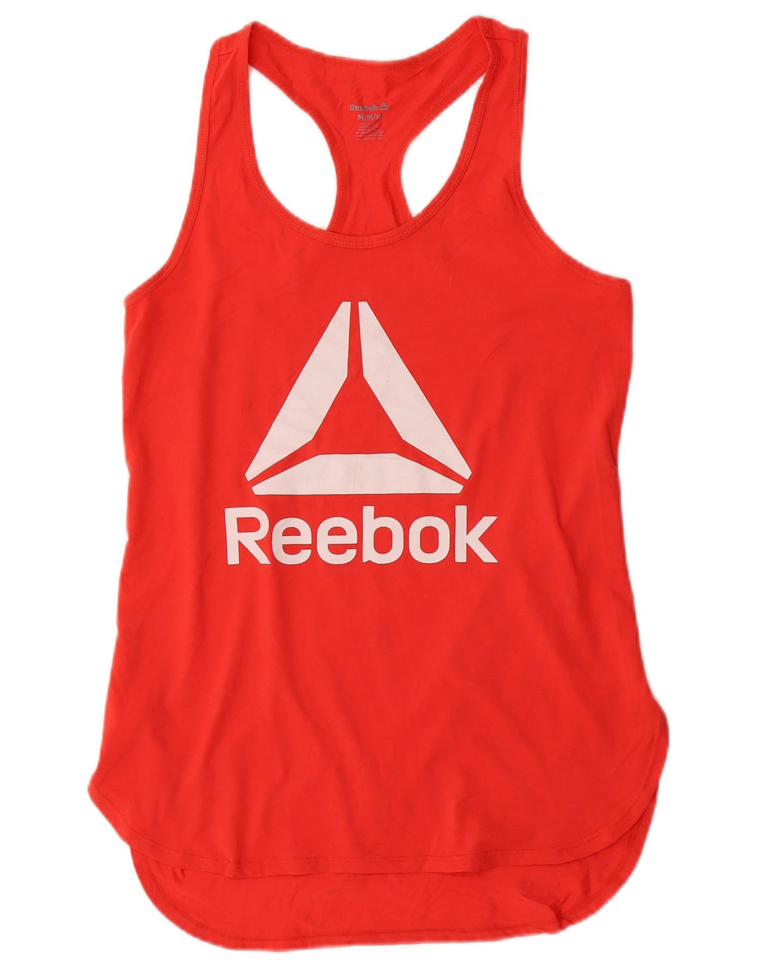 Top cu vestă grafică pentru femei REEBOK UK 12 Poliester roșu mediu