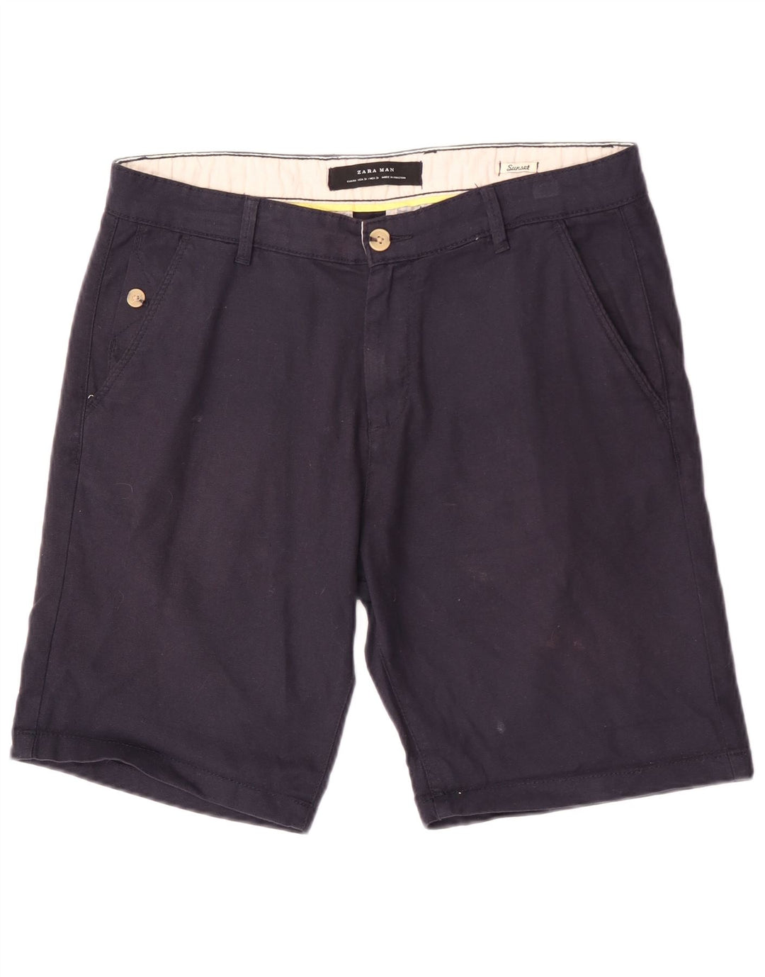 Pantaloni scurti Zara Barbati Sunset Chino EU 40 Medium W31 Bleumarin