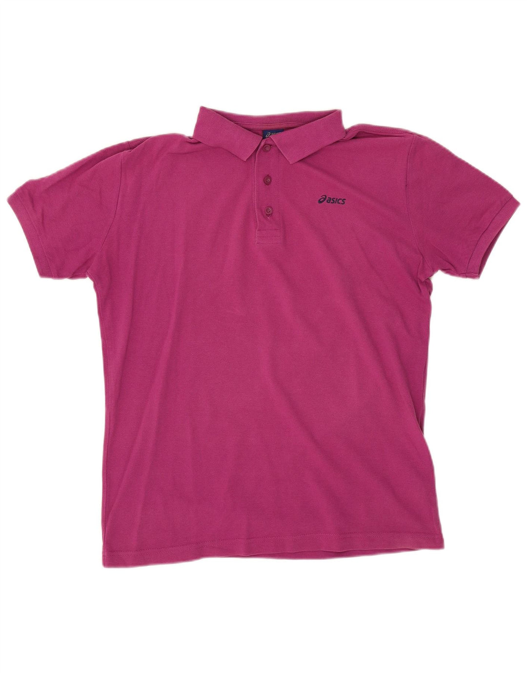 Tricou polo Asics pentru bărbați, bumbac maro mediu