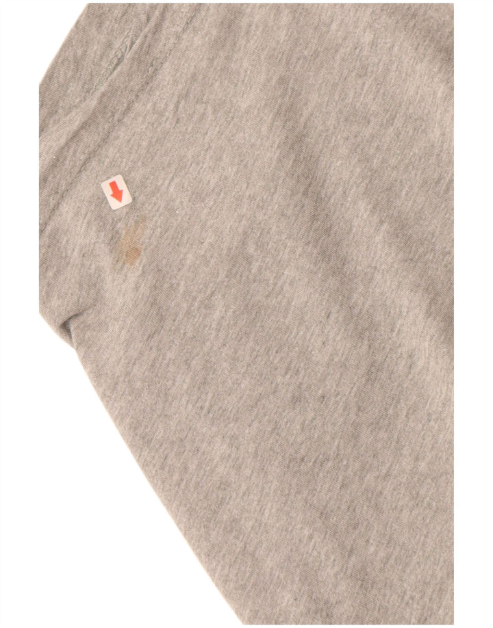 Tricou grafic pentru bărbați NIKE Top mare din bumbac gri