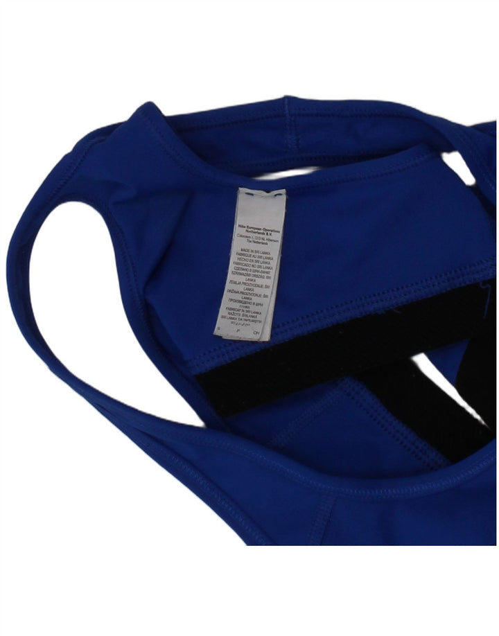 Sutien sport Nike pentru femei Top mic albastru poliester sport