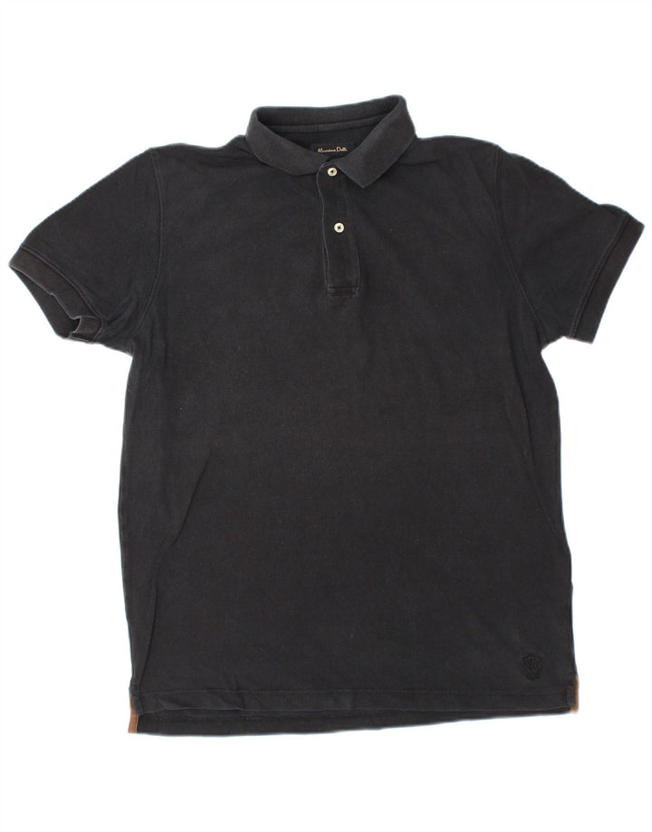 Tricou polo pentru bărbați MASSIMO DUTTI Mic Negru