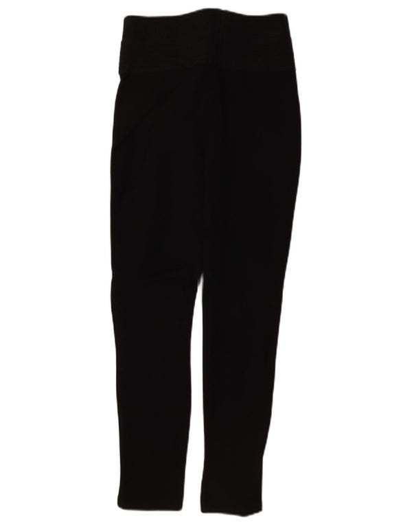 Leggings crop pentru femei Zara UK 12 Poliester mediu negru