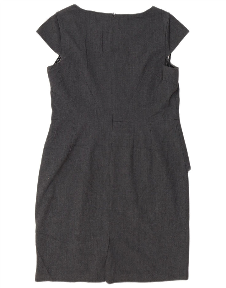 CALVIN KLEIN Rochie teacă pentru femei UK 16 mare gri