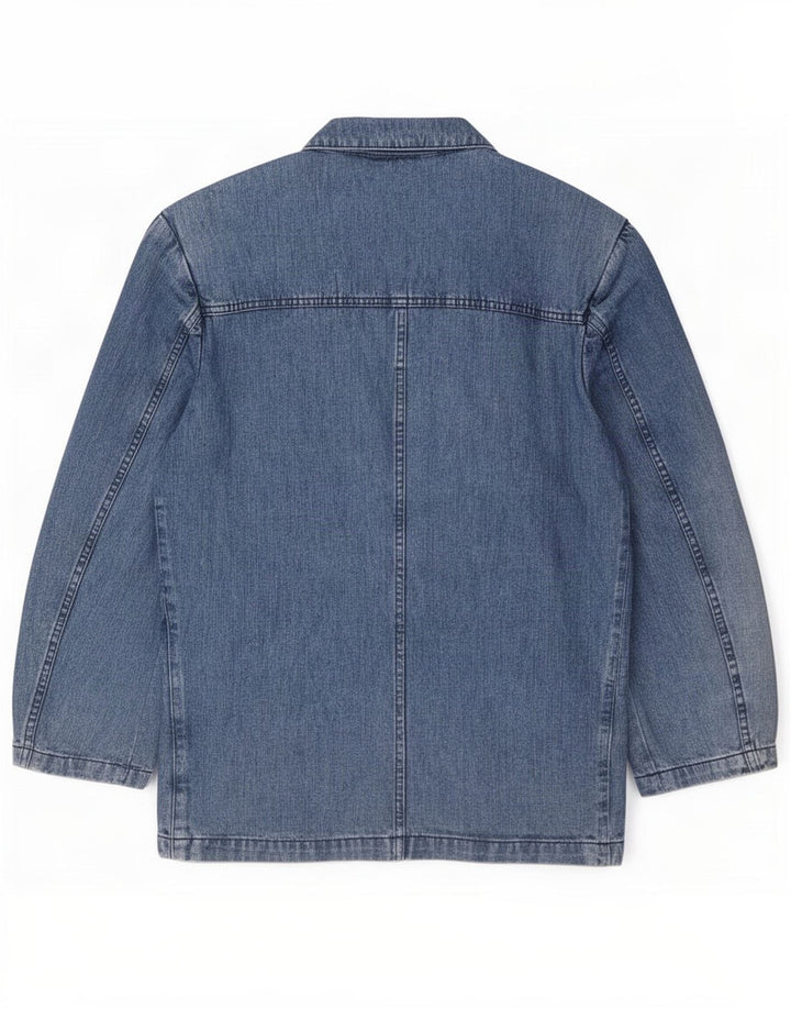 Jachetă pentru bărbați Carrera din denim cu 2 nasturi, UK 38, bumbac albastru mediu