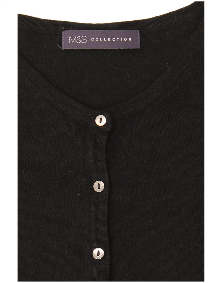 Pulover cardigan pentru femei Marks & Spencer UK 10 Small Black