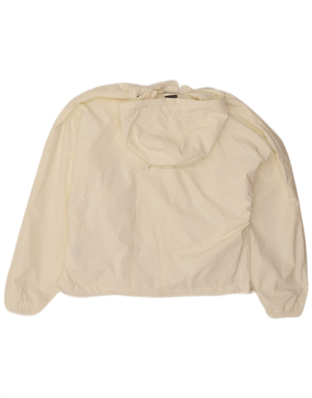 Jachetă Windbreaker cu glugă supradimensionată pentru femei New Balance UK 14 Medium White