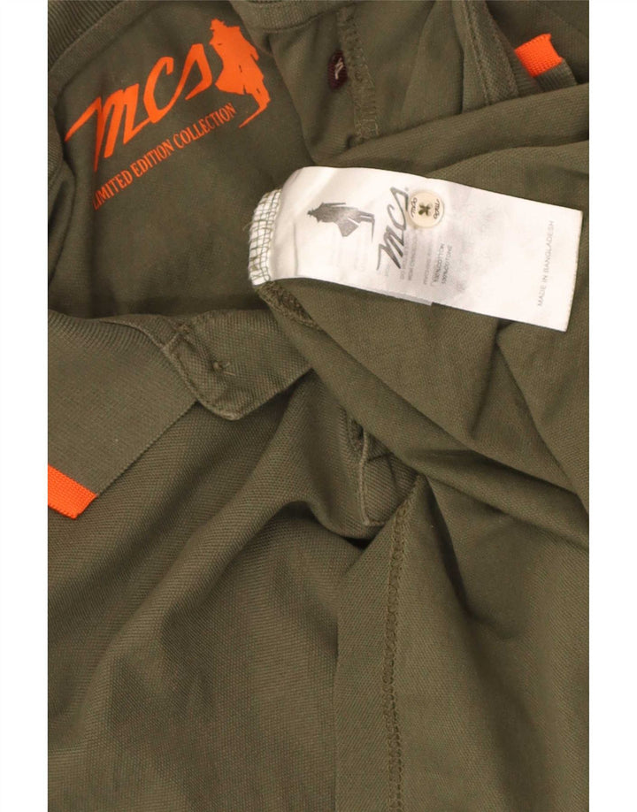 Tricou polo Marlboro Classics pentru bărbați, bumbac kaki XL