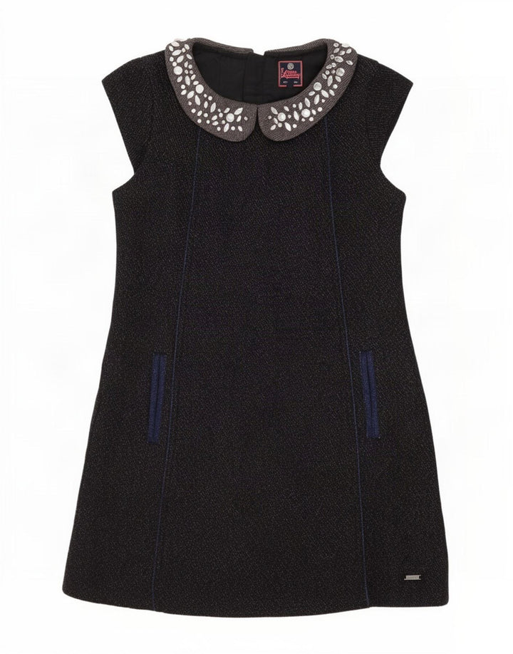 Rochie schimbătoare pentru femei Superdry UK 12 Medium Bleumarin Lână cu pete