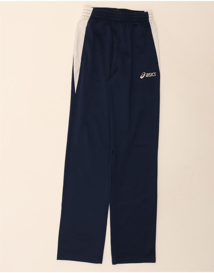 Pantaloni de trening Asics pentru femei UK 12 Medium Bleumarin Colorblock