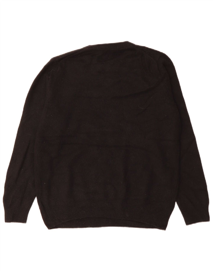 Pulover pentru femei Marks & Spencer cu decolteu triplu UK 12 Medium Negru