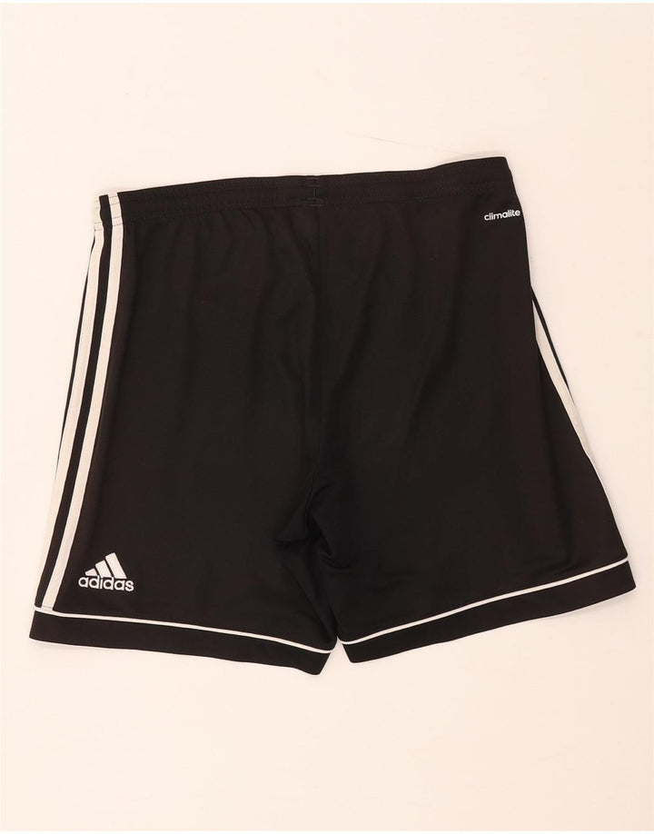Pantaloni scurți Adidas Climalite Sport pentru bărbați, poliester negru mic