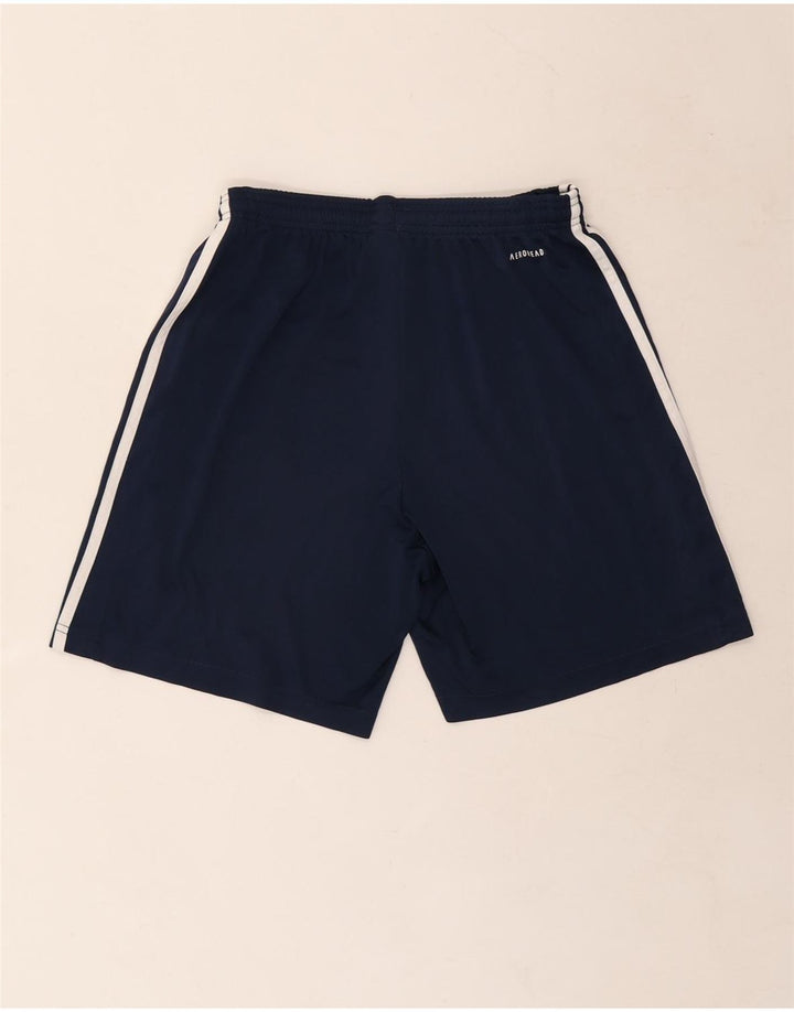 Pantaloni scurți de sport Adidas Aeroready pentru bărbați, poliester mediu albastru
