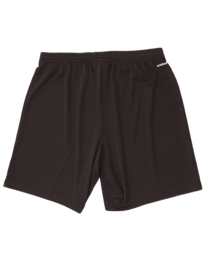 Pantaloni scurți sport pentru bărbați Adidas, mari, negru, poliester