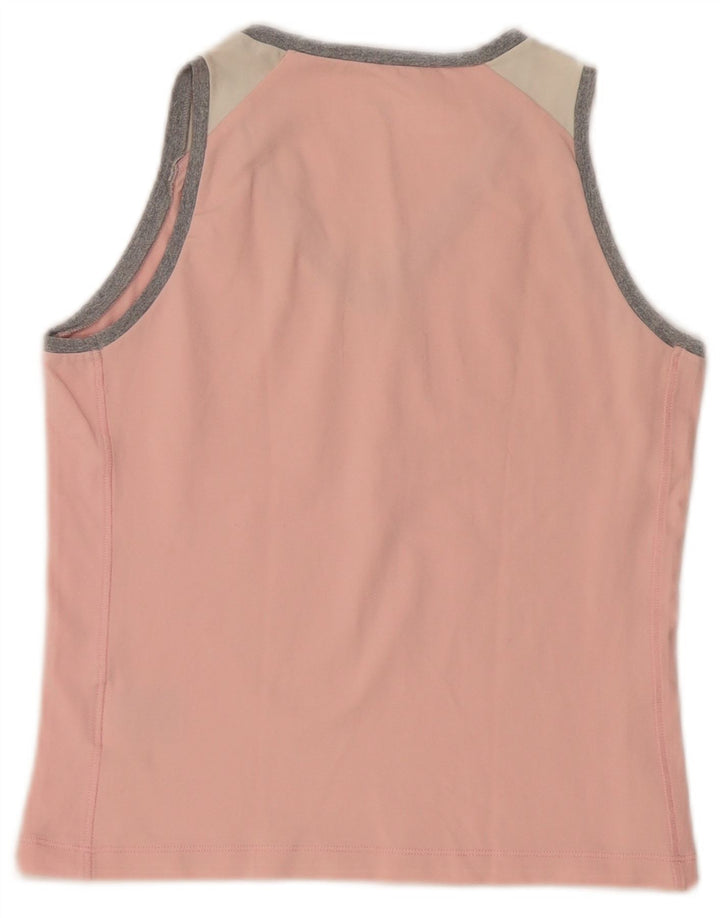 Vest Vest Top pentru femei Champion UK 12 Medium Pink Colorblock Poliamidă